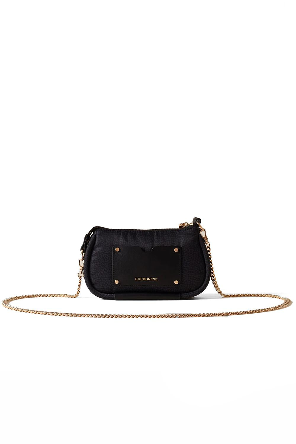  Borbonese Cahier Tracolla Mini Nero Woman - 3