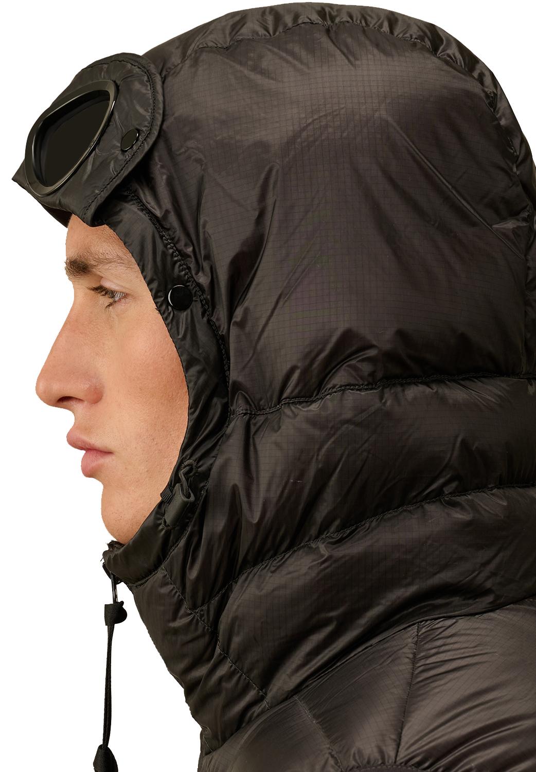  Cp Company Shell Goggle Down Vest Black Uomo - 8