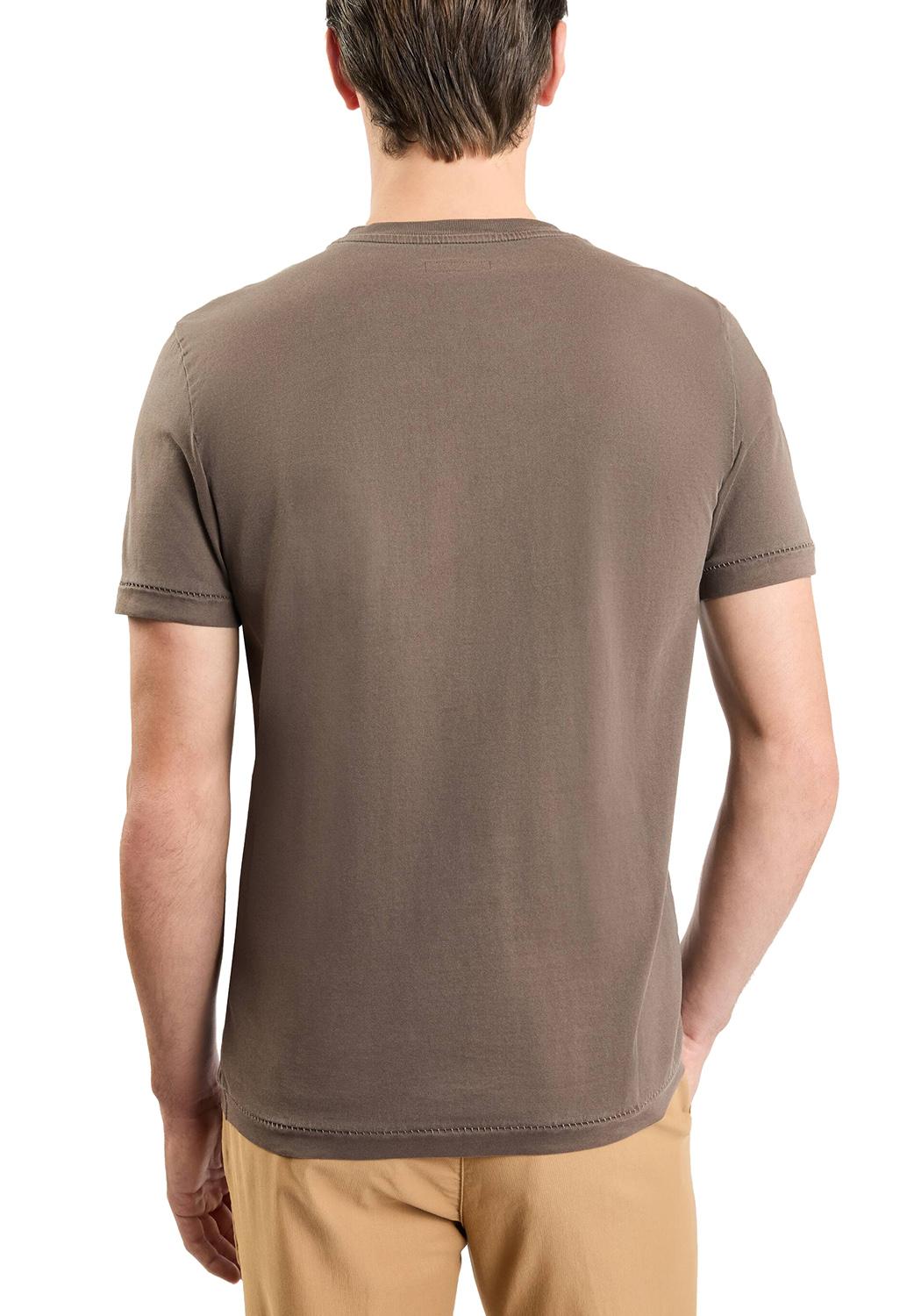  Fay T-shirt In Jersey<br/> Marrone Uomo - 3
