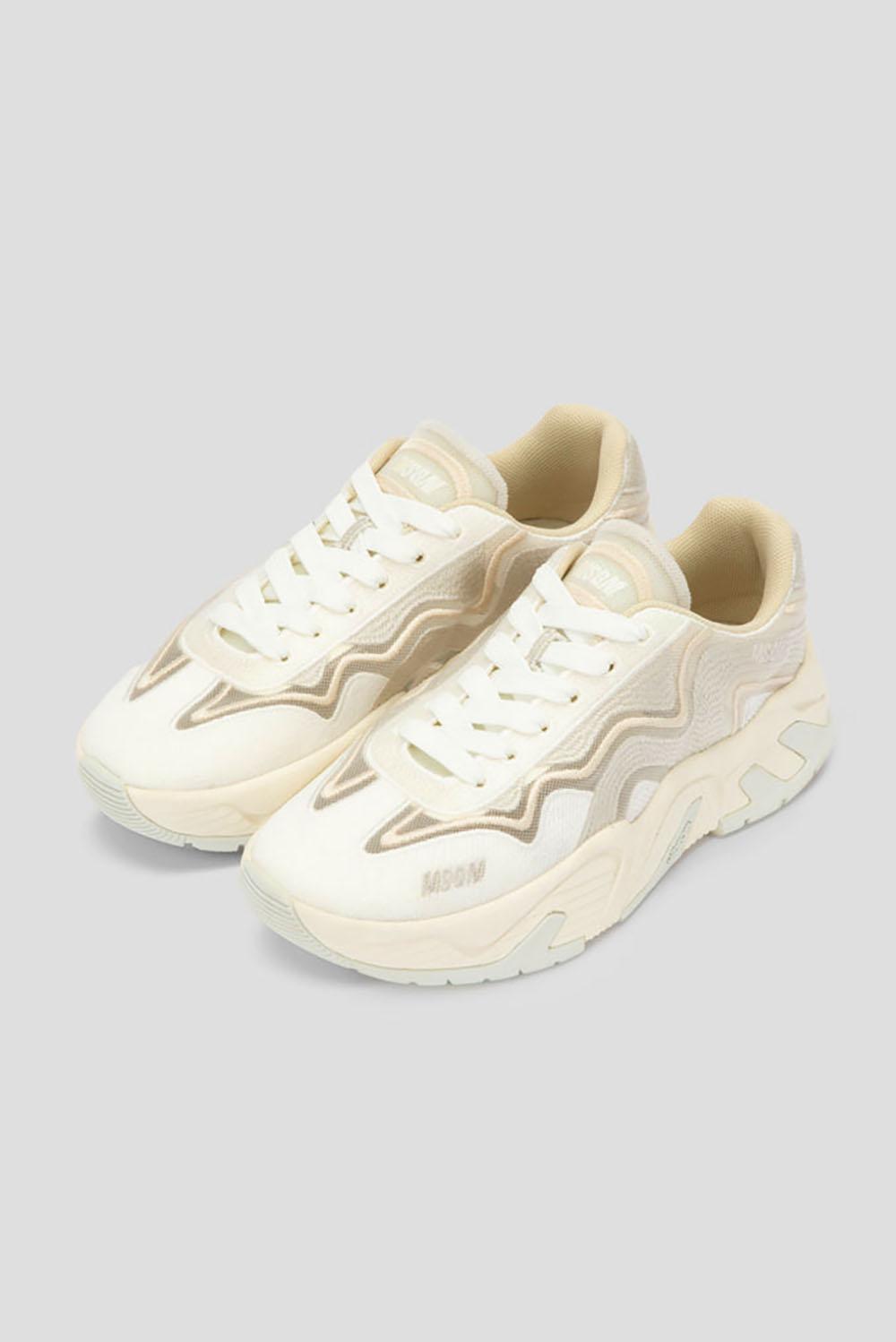 Msgm Sneakers Vortex Sand/ecru Woman - 2