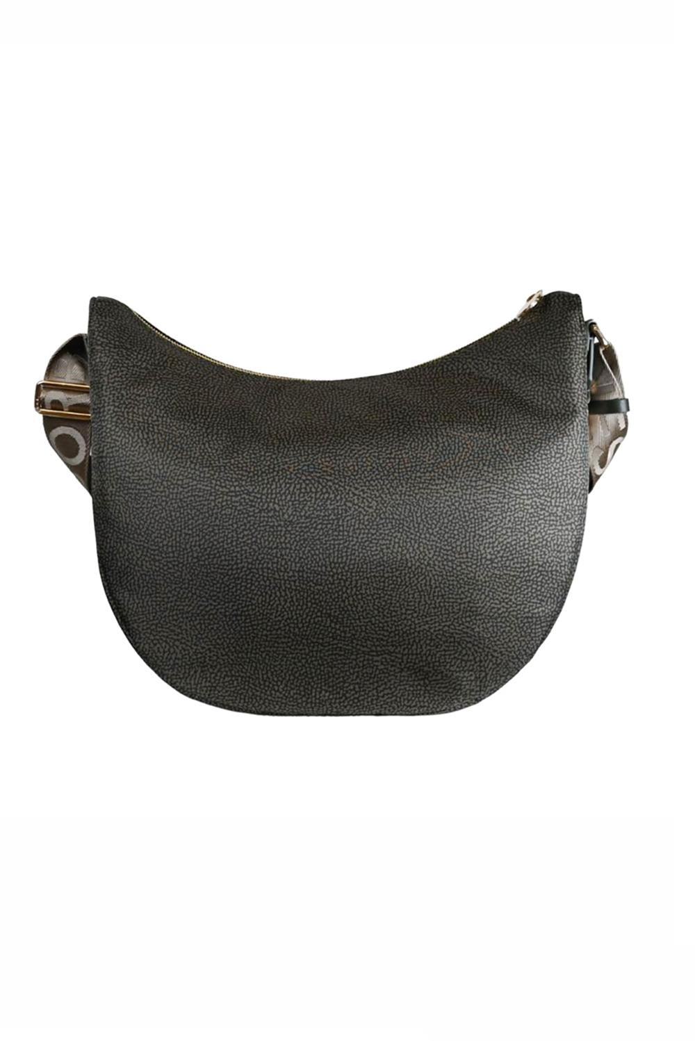  Borbonese Luna Bag Medium Alloro Woman - 4