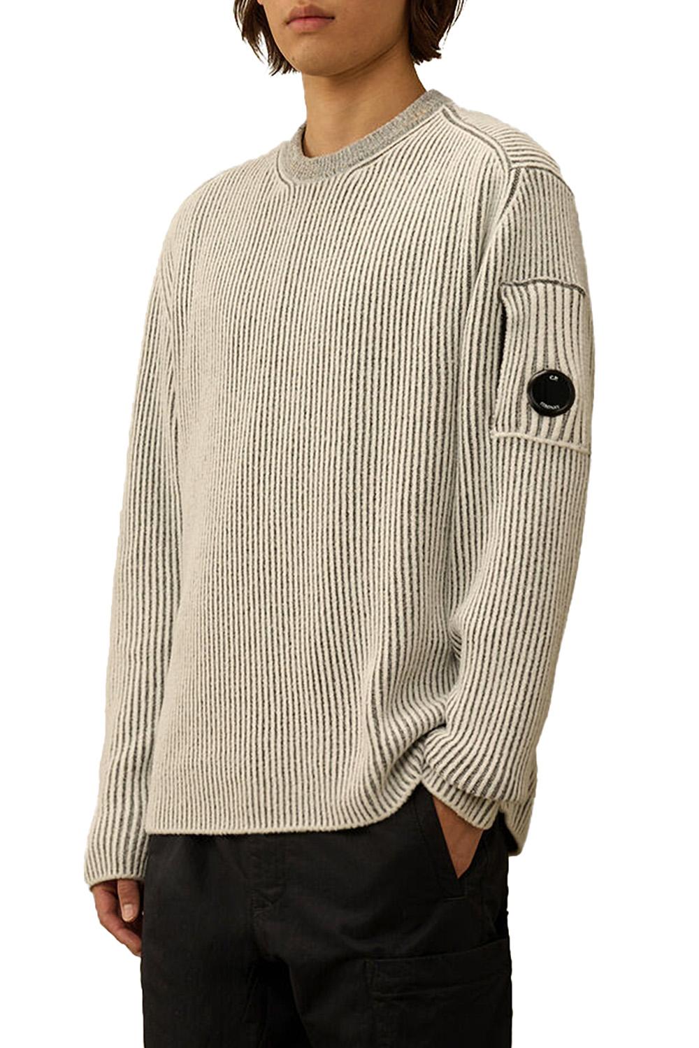  Cp Company Maglione Girocollo Gunmetal Uomo - 2