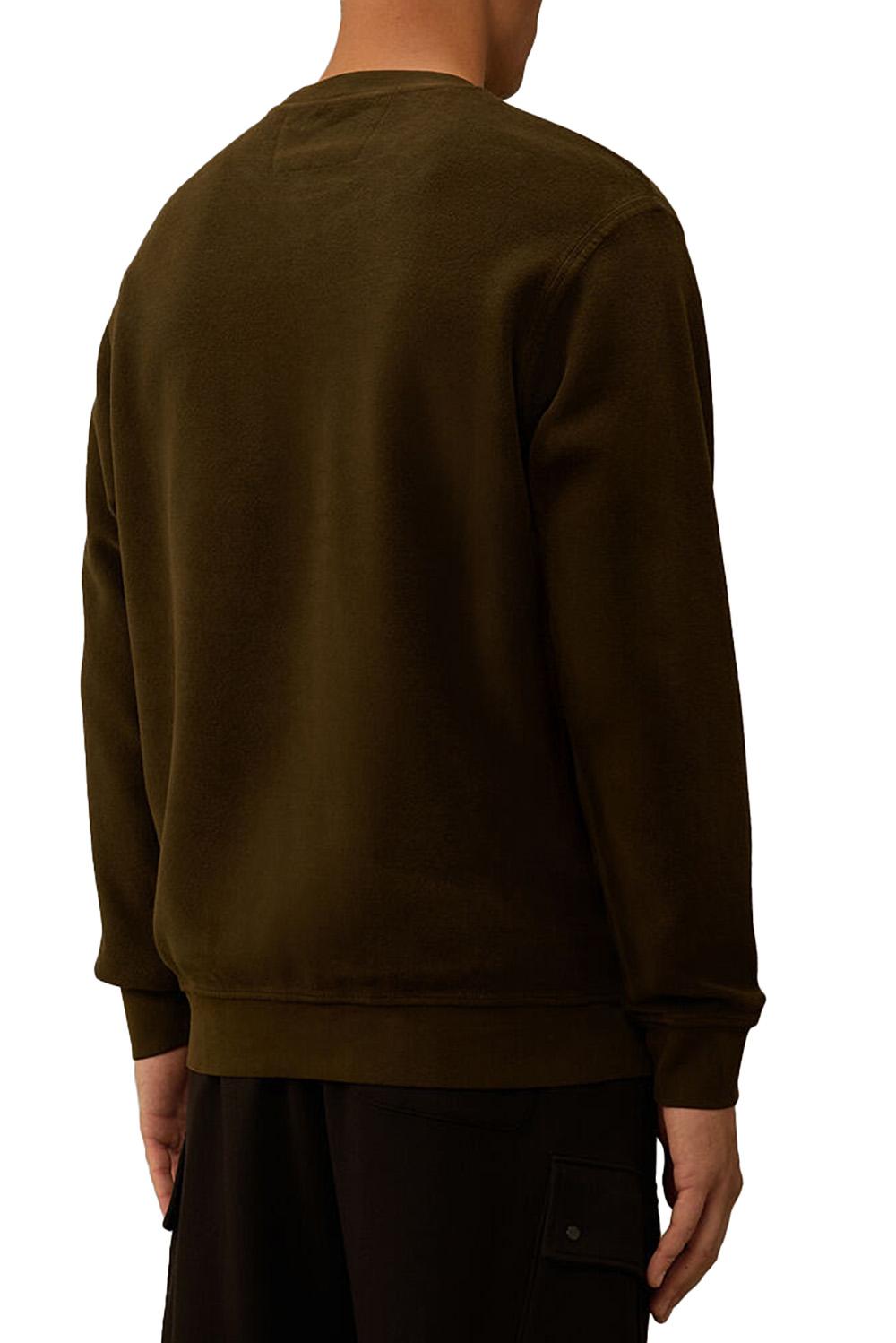  Cp Company Felpa Girocollo Ivy Green Uomo - 3