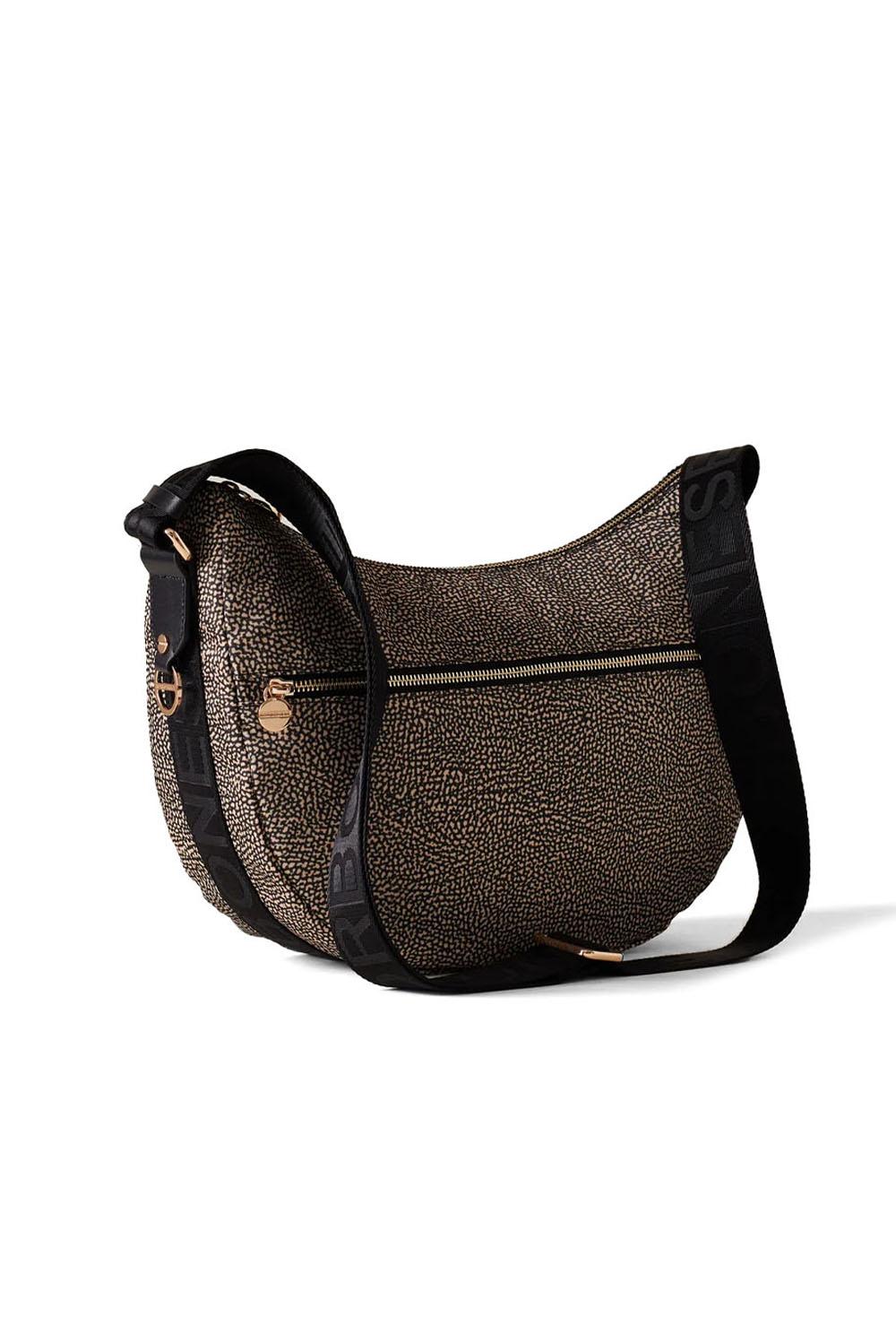  Borbonese Eco Line Luna Bag Middle Op Natural Woman - 2