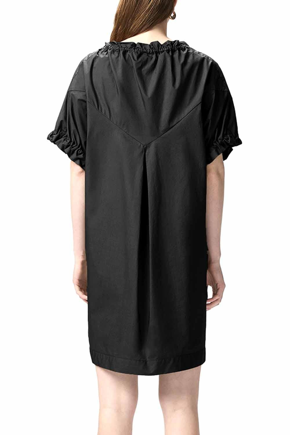  Pinko Abito In Popeline Nero Woman - 3