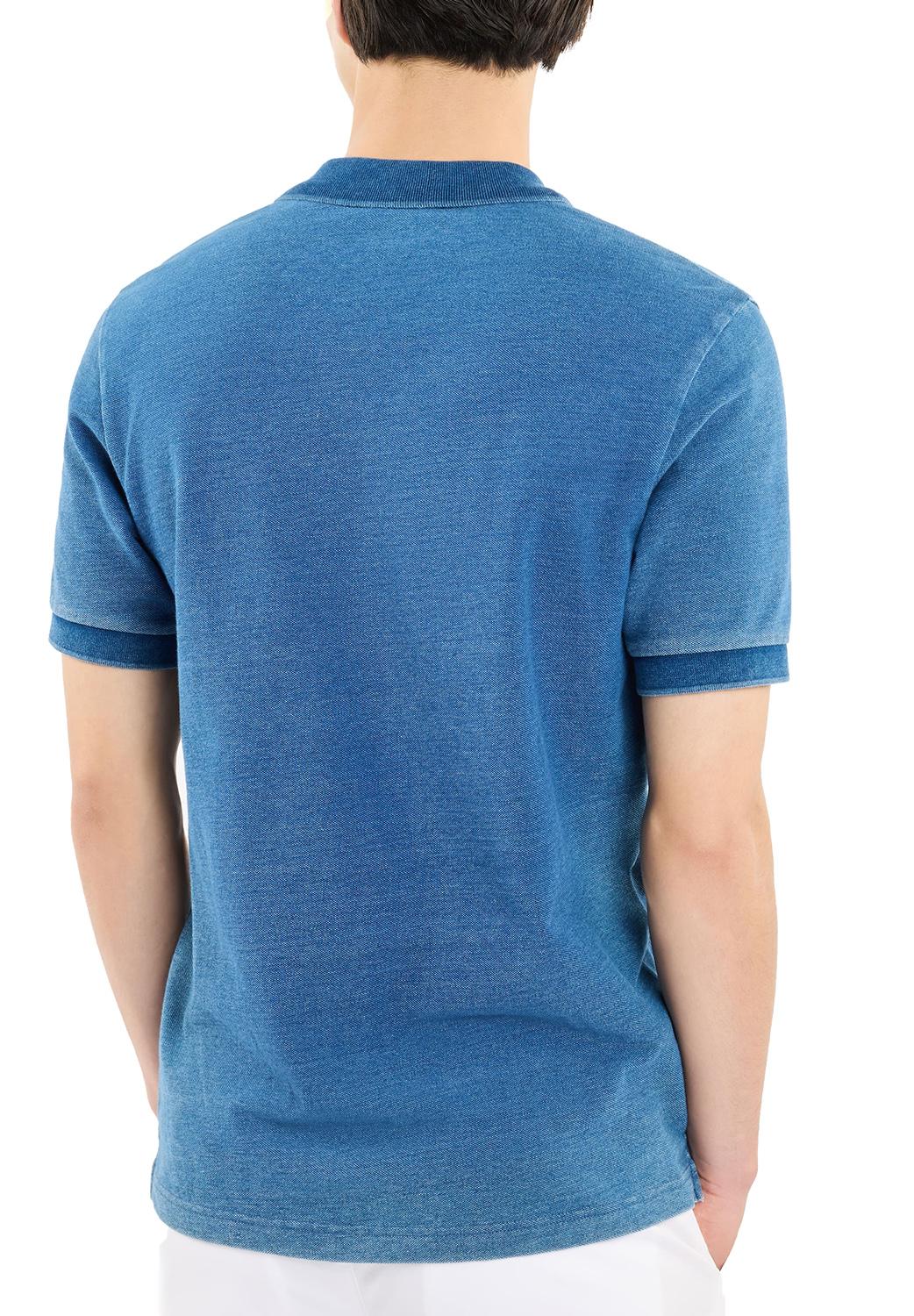  Fay Polo Piquet Cobalto Uomo - 3