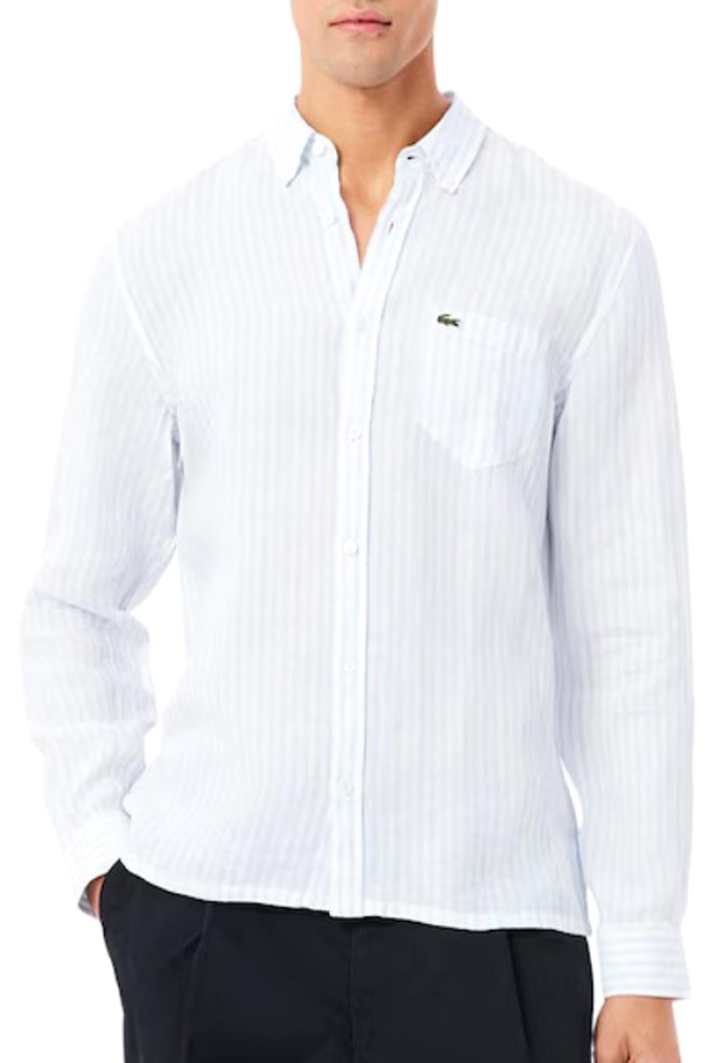  Lacoste Camicia Lino Uomo - 2