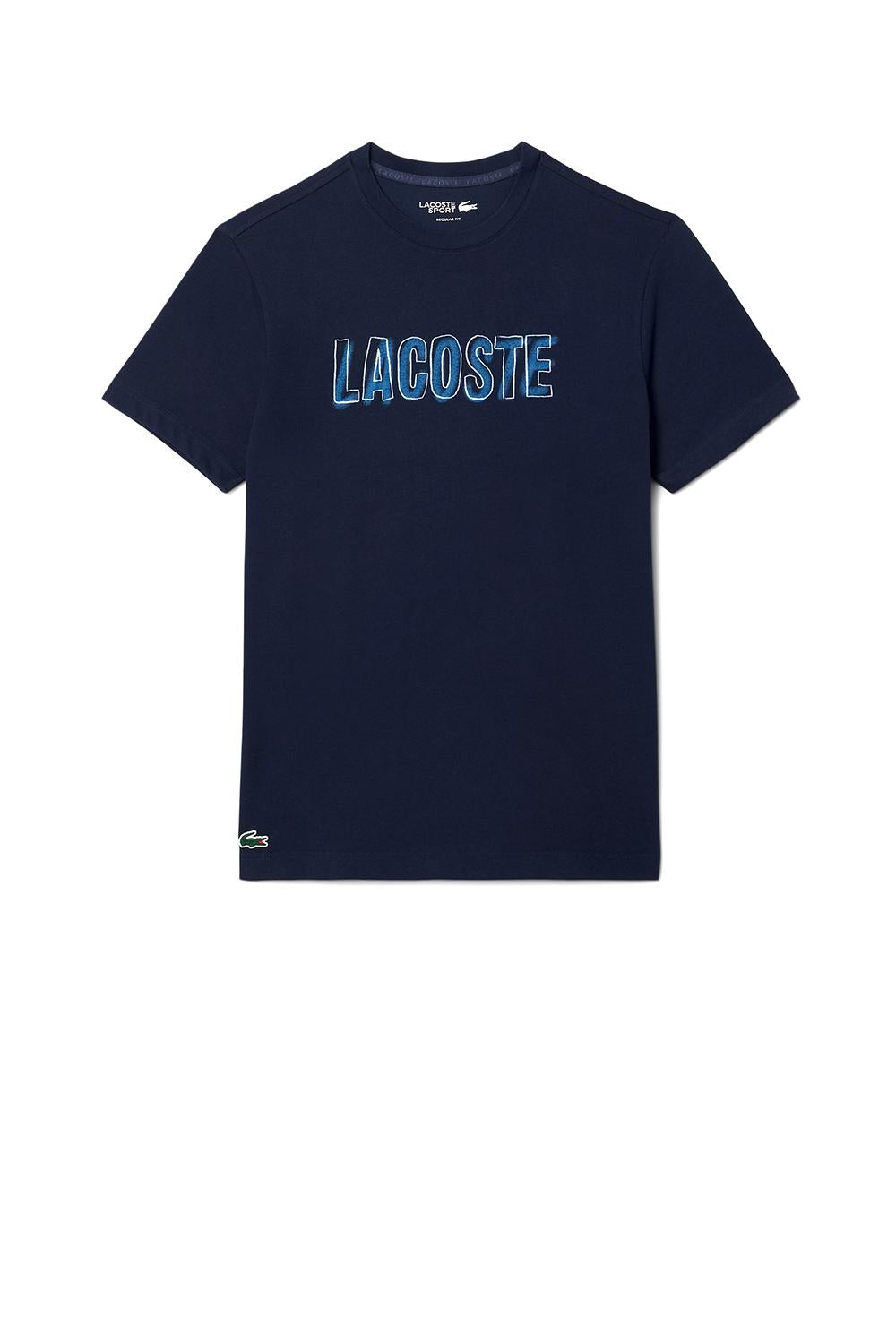  Lacoste T-shirt Logo Spelling Uomo - 1