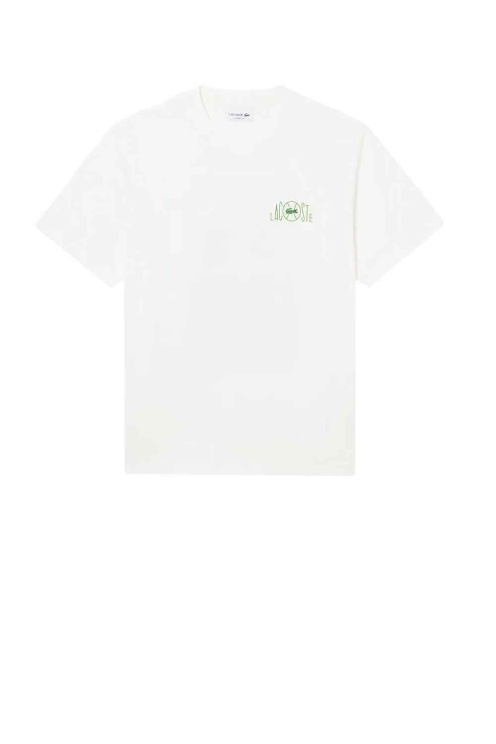  Lacoste T-shirt Cotone Stampata Uomo - 1