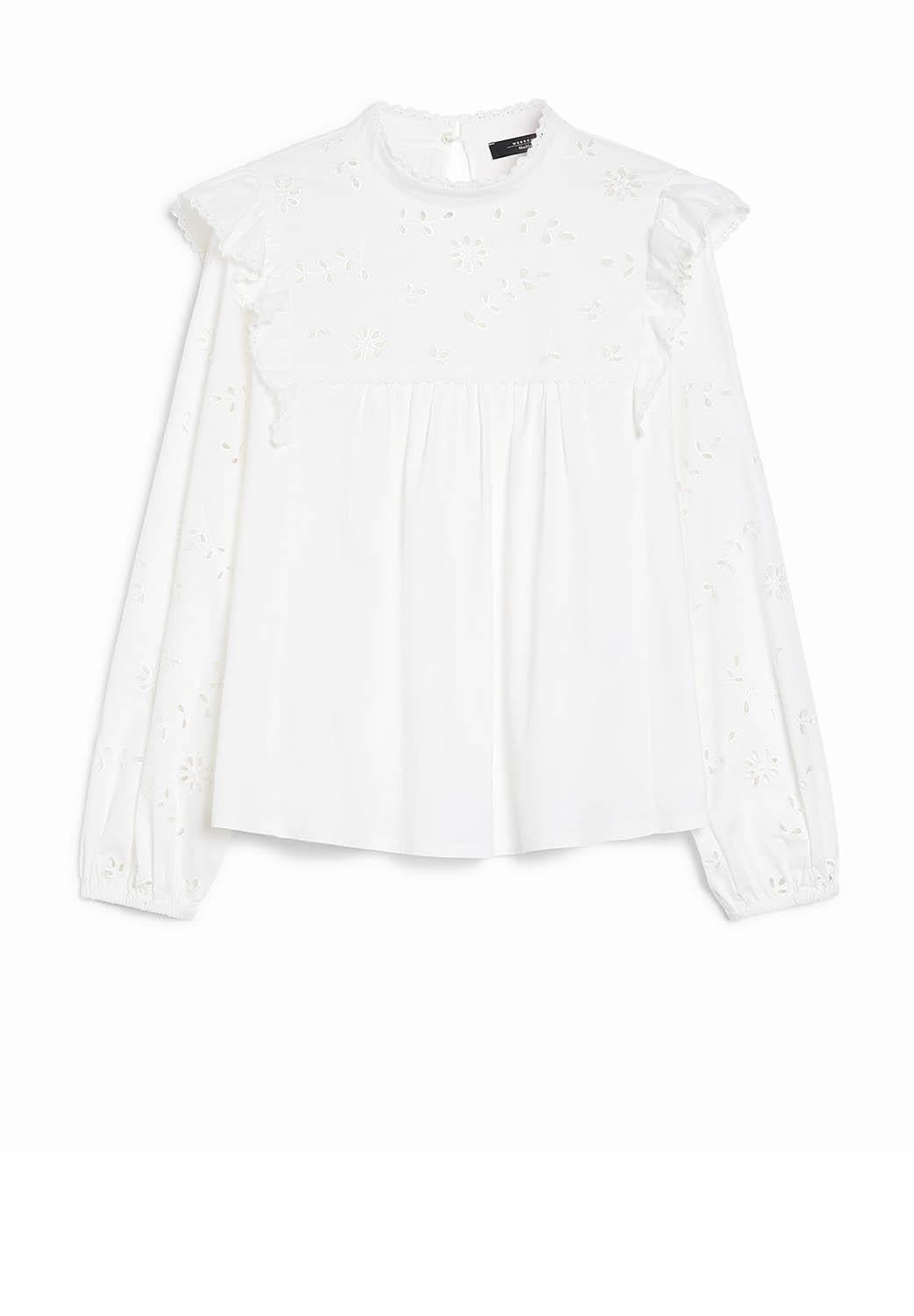  Max Mara Top Taddeo White Woman - 1