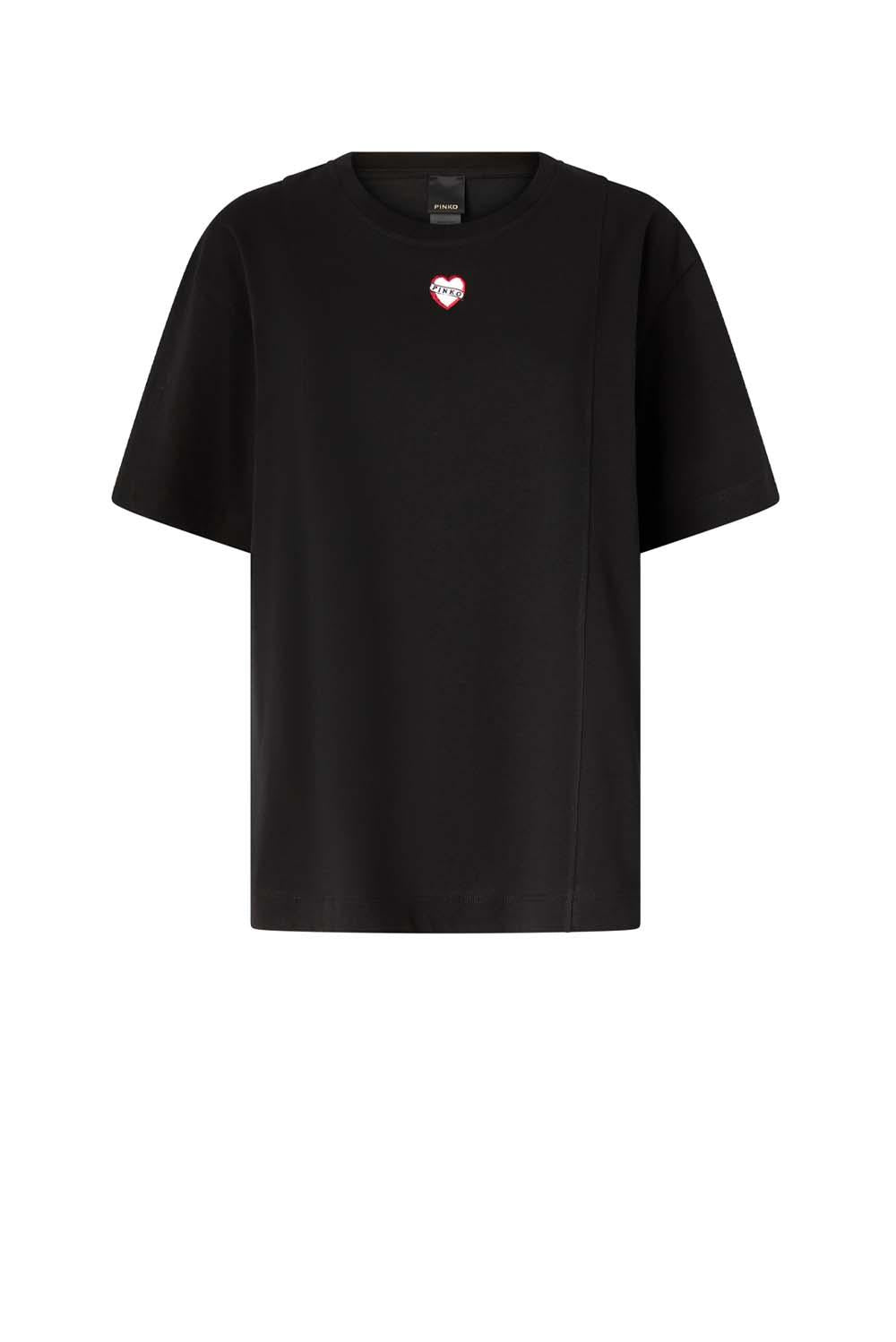  Pinko T-shirt Tortino Nero Woman - 1