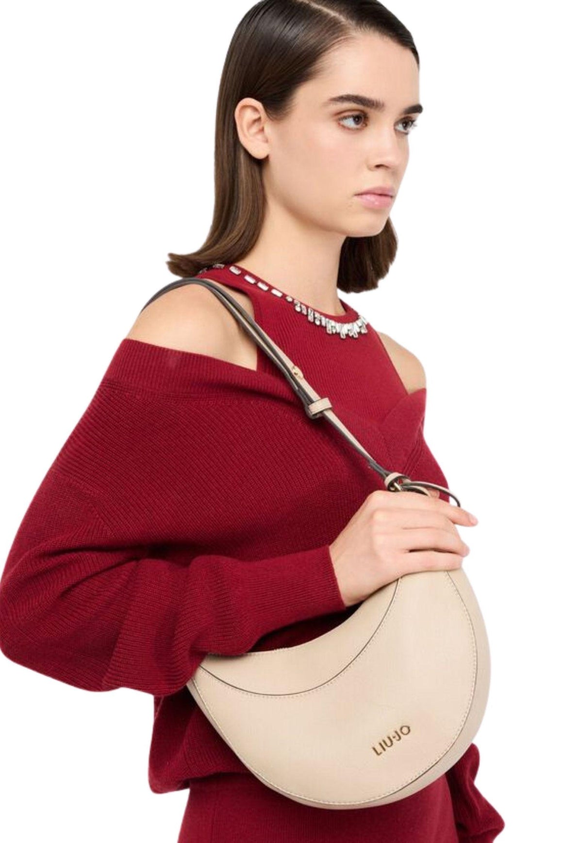  Liu Jo Borsa Con Charm Colore Beige Neutro Woman - 2