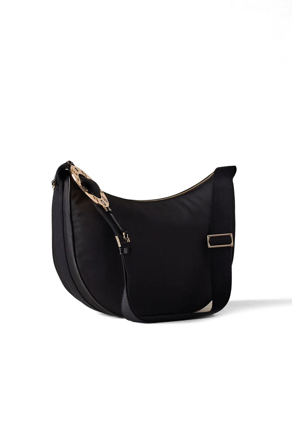  Borbonese Luna Small 011 Black Woman - 4