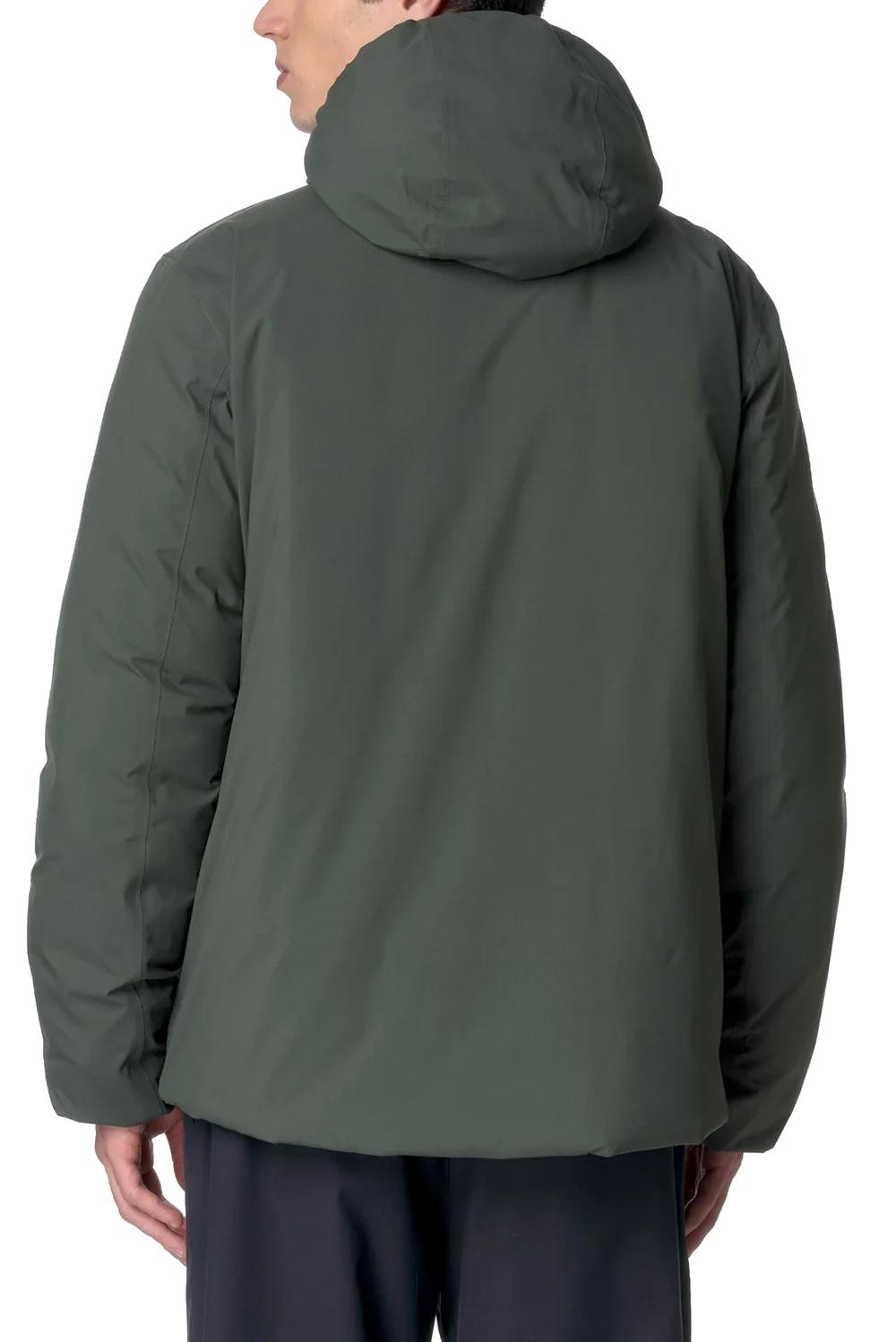  K-way Giacca Jack Reversibile Green Black Uomo - 4