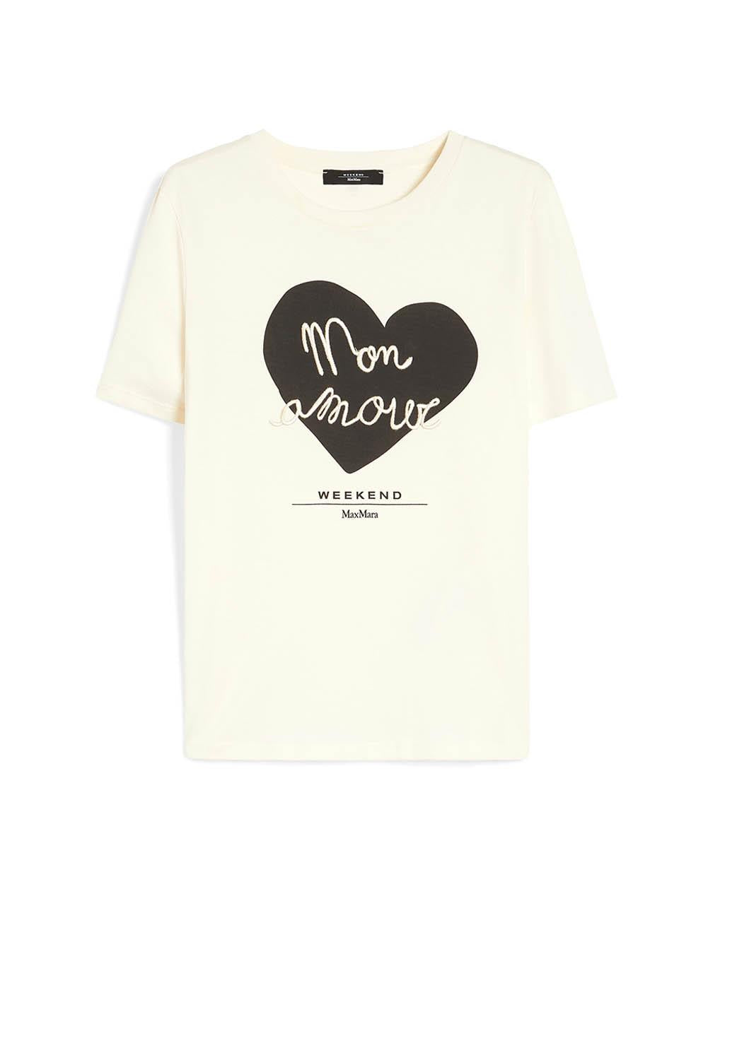  Max Mara T-shirt Vello Ivory Woman - 1