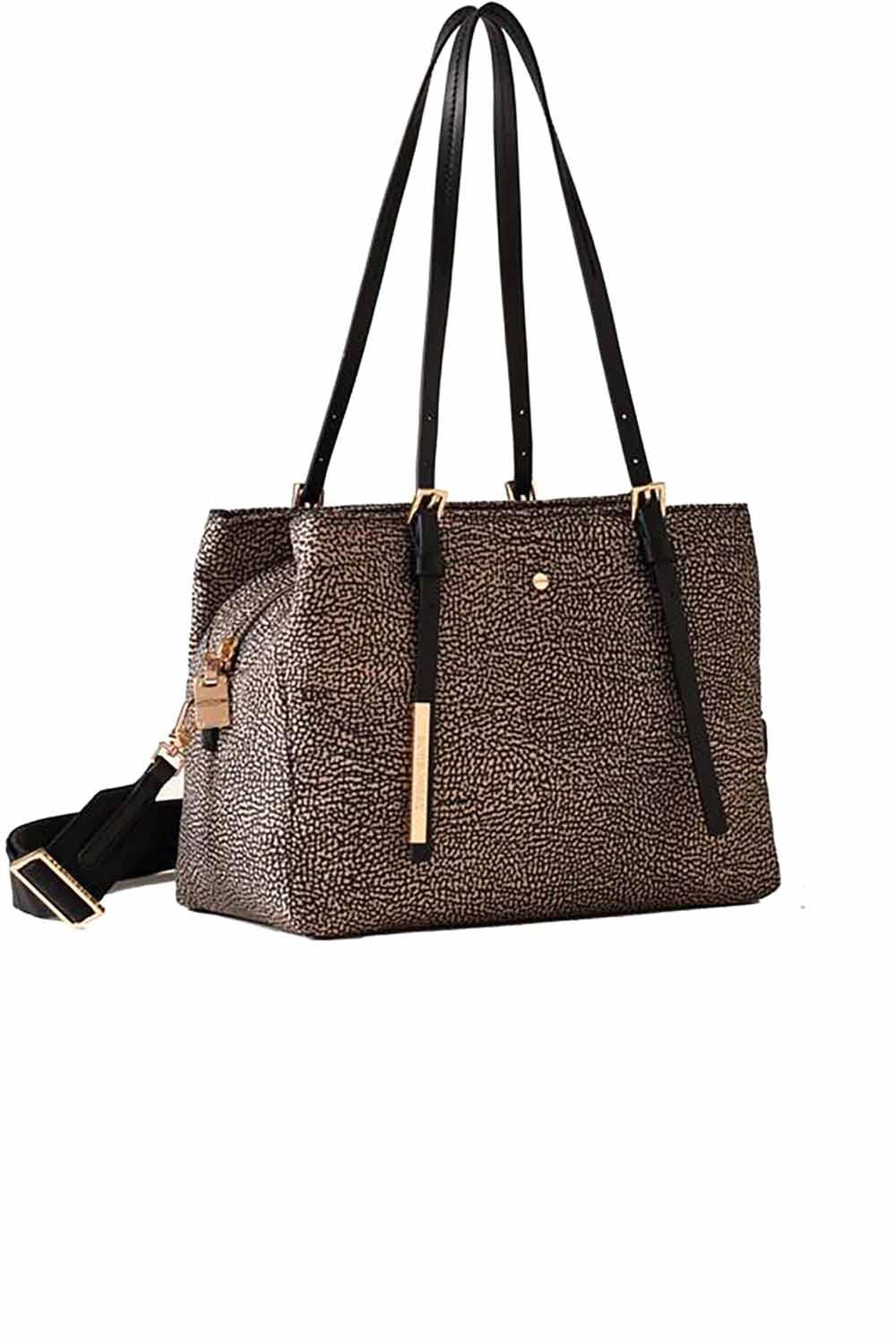  Borbonese Shopper Hobo Large Op Natural Woman - 2