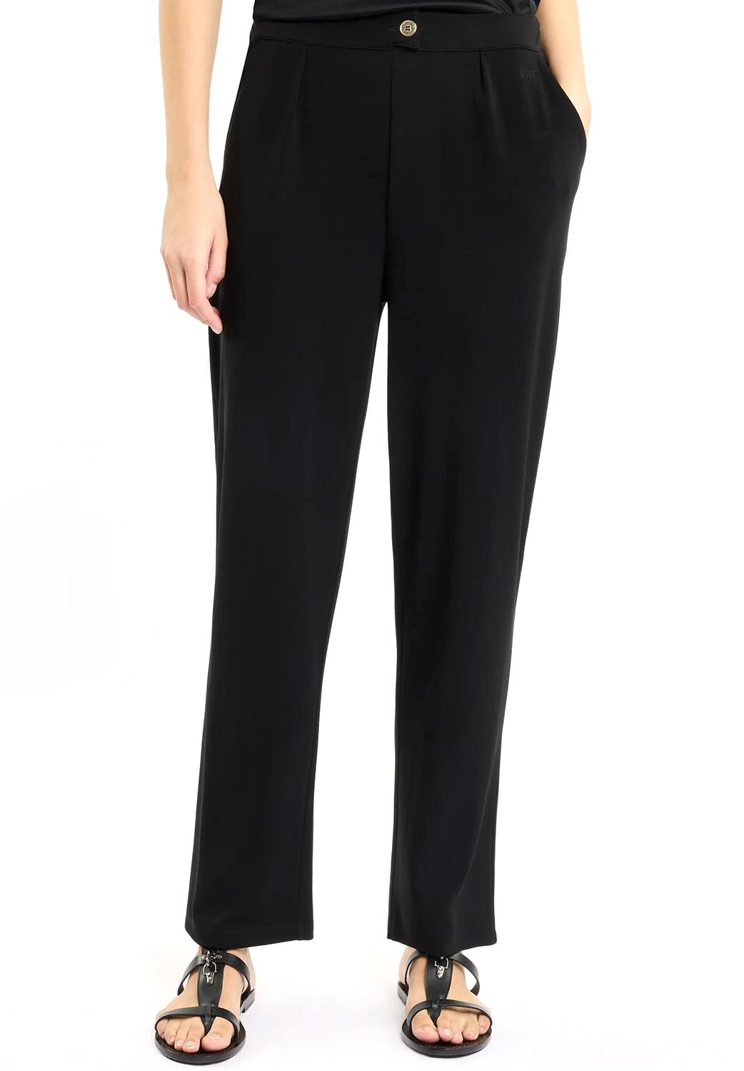  Fay Pantaloni In Jersey Nero Woman - 5
