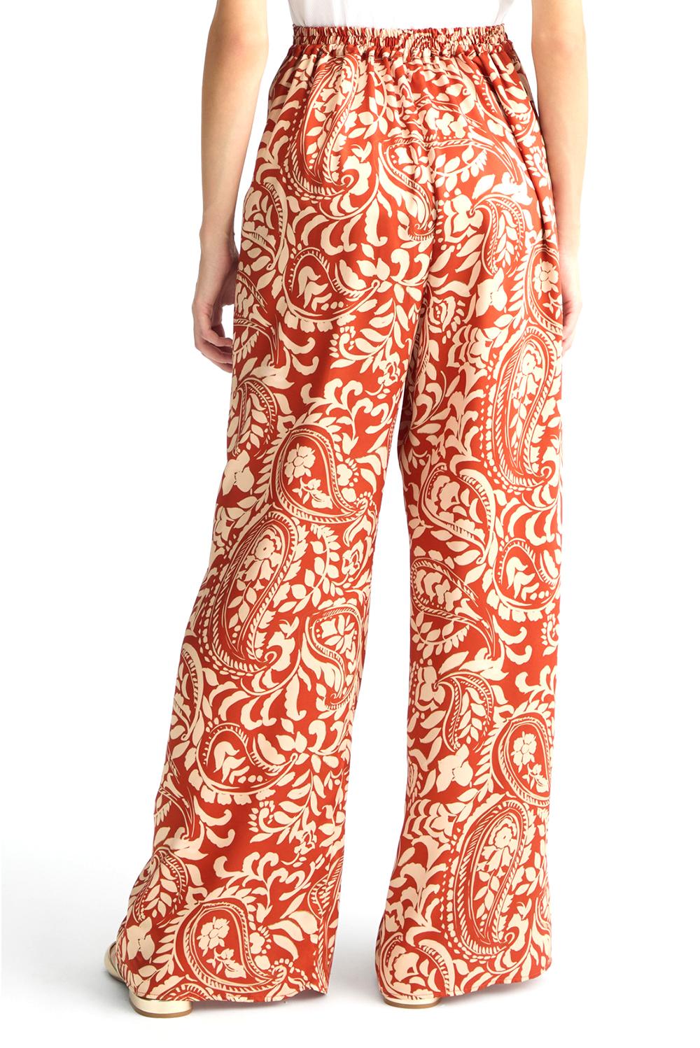  Liu Jo Pantaloni In Twill Terracotta Woman - 3