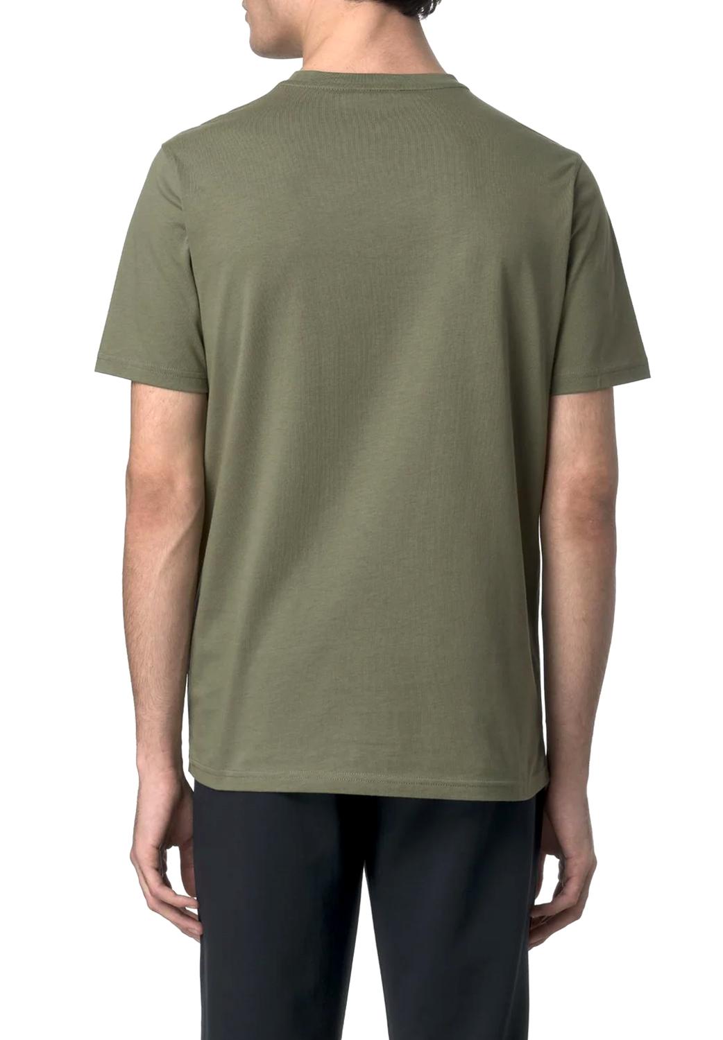  K-way T-shirt Odom Green Lichen Uomo - 3