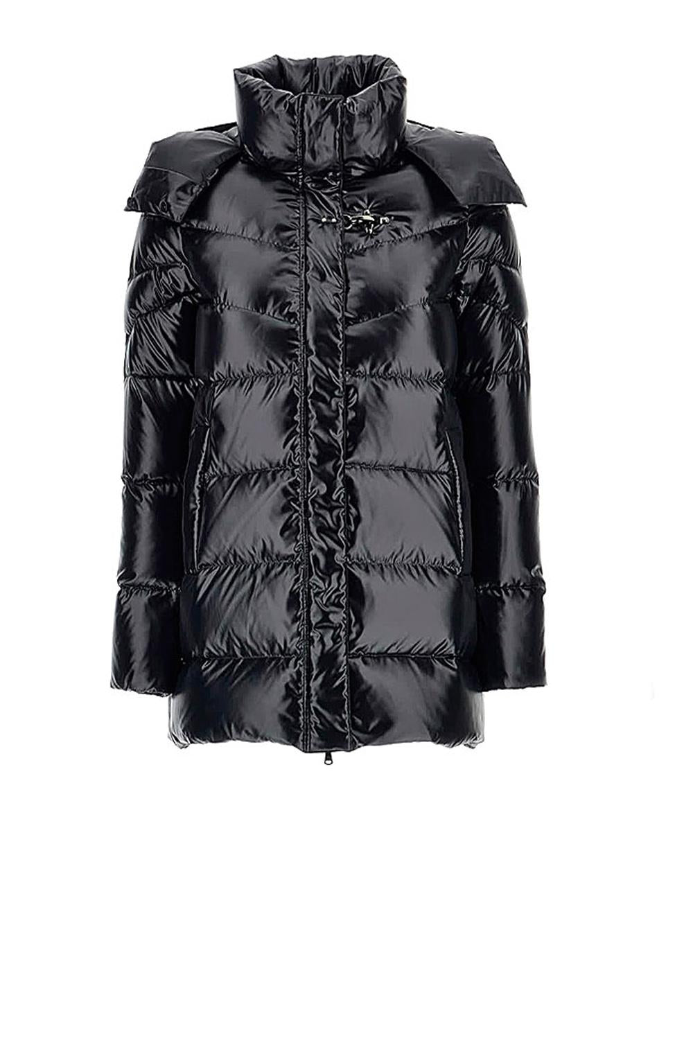  Fay Piumino Con Cappuccio Nero Woman - 1