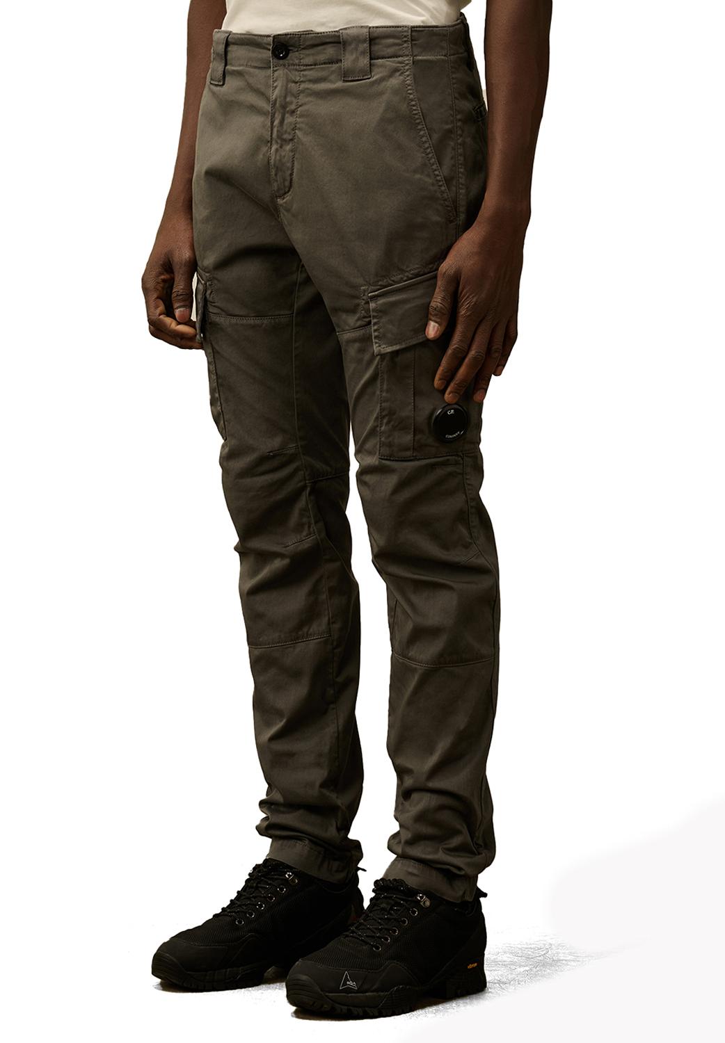  Cp Company Cargo Lens Pants Ivy Green Uomo - 5