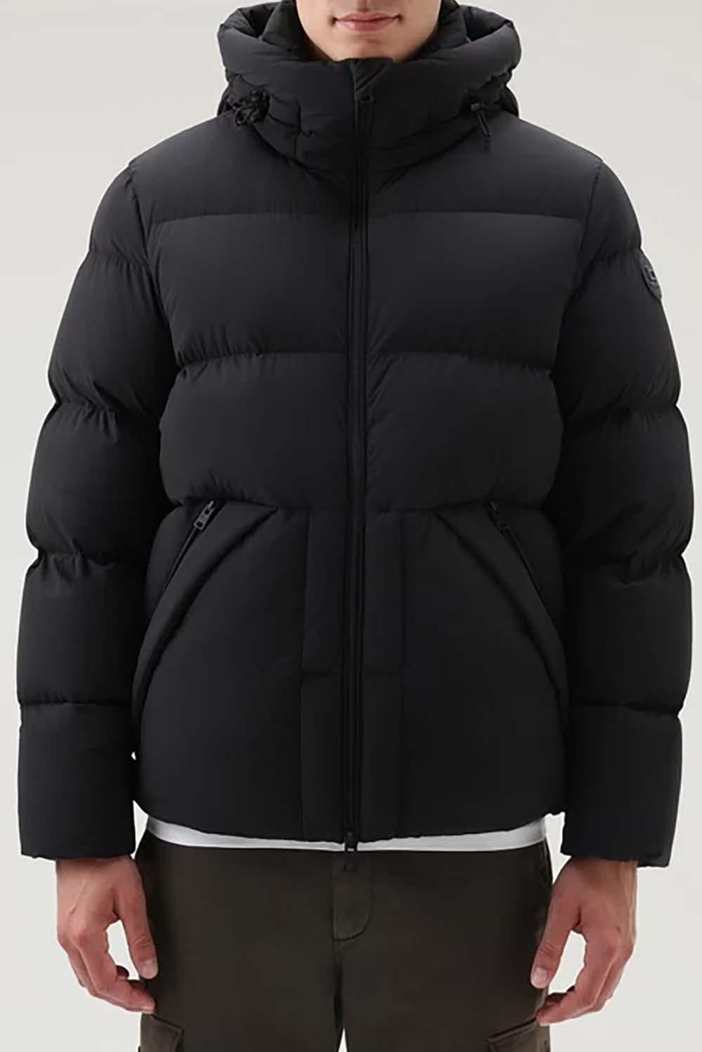  Woolrich Sierra Supreme Down Jacket Black Uomo - 1