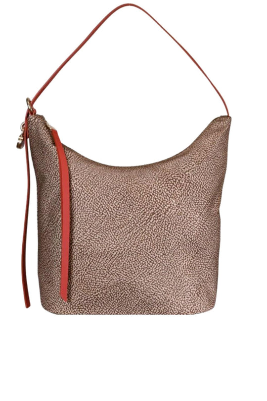 BORBONESE Prive Secchiello Beige/red papaya