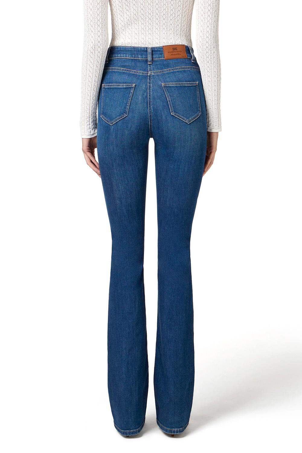  Elisabetta Franchi Jeans Con Taschini Blue Denim Woman - 3
