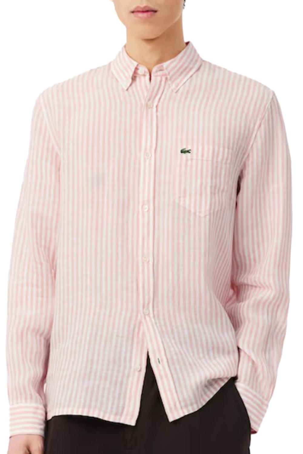  Lacoste Camicia Lino Uomo - 2