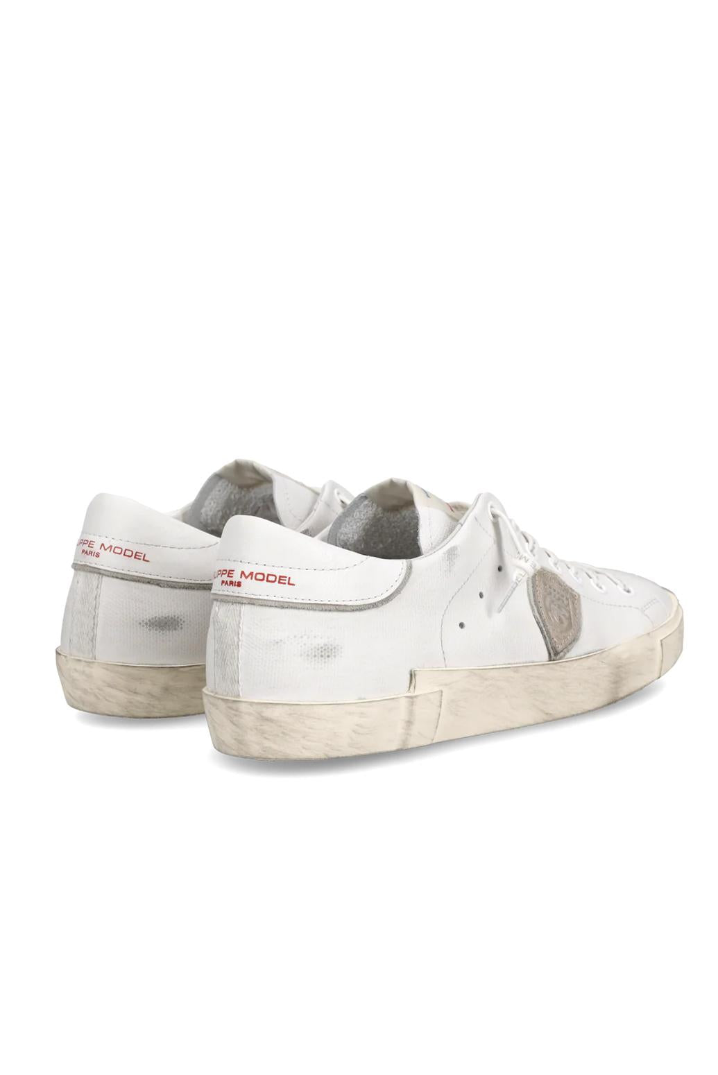  Philippe Model Sneaker Prsx Drapeau Blanc Uomo - 3
