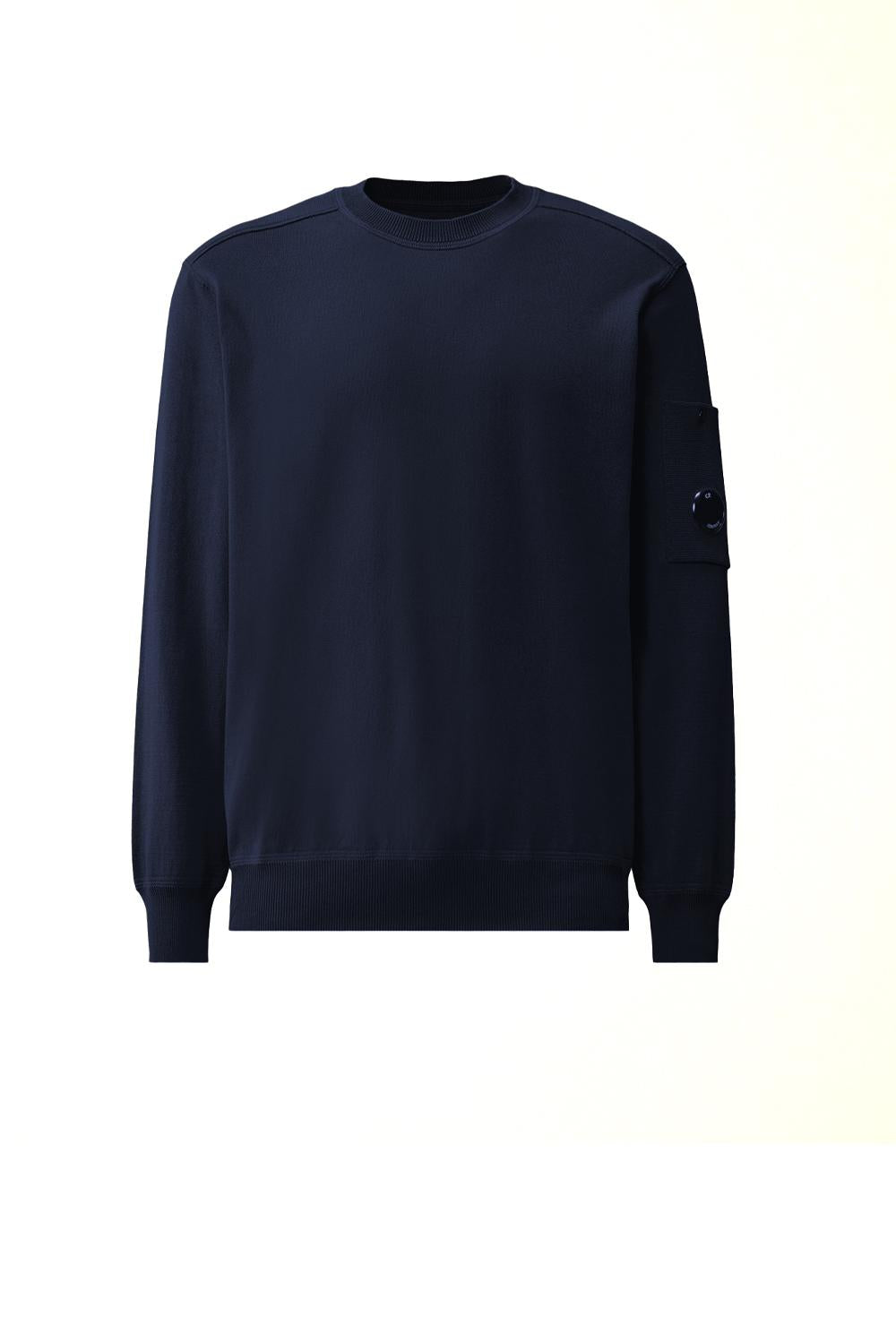  Cp Company C.p. Company Maglione Girocollo Con Lens Total Eclipse Uomo - 1