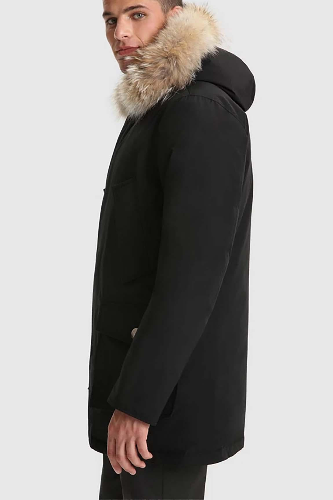  Woolrich Arctic Parka In Ramar Black Uomo - 2