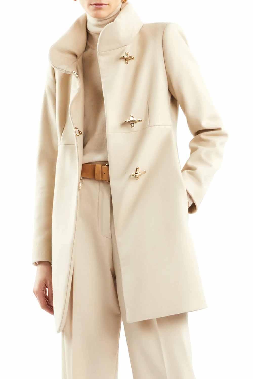  Fay Romantic Coat In Lana Yogurt Woman - 2
