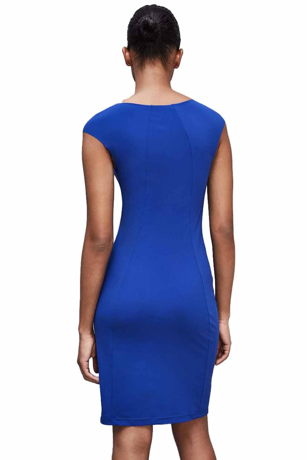  Patrizia Pepe Abito Tubino Corto Blue Woman - 3