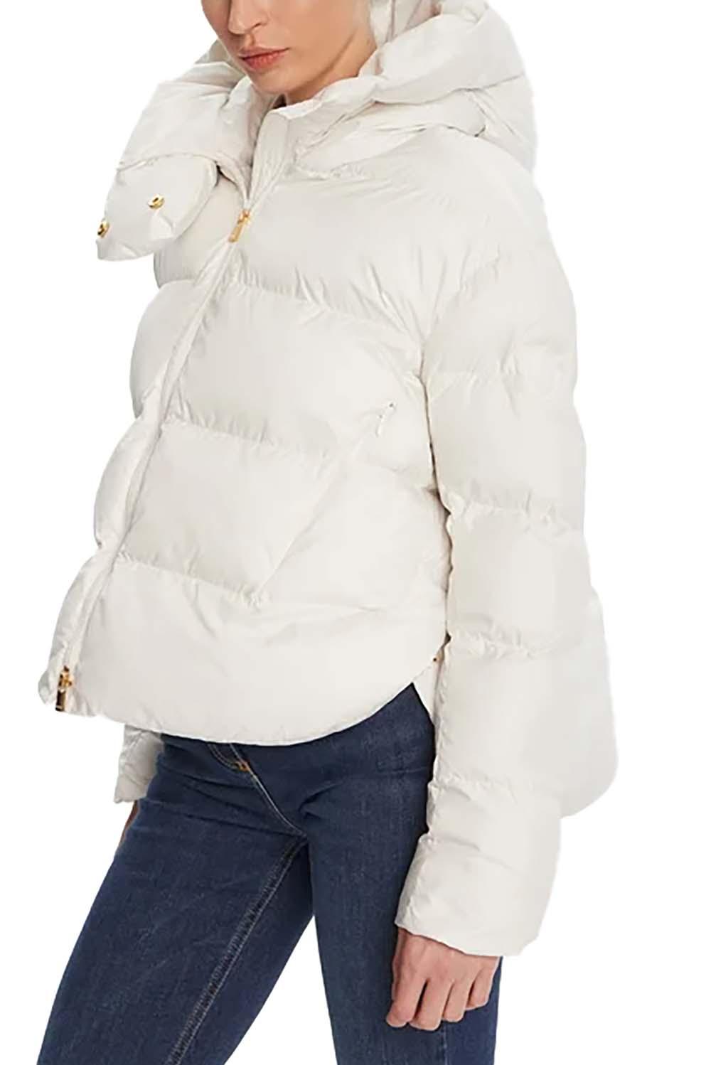  Pinko Piumino Giza Bianco Seta Woman - 2