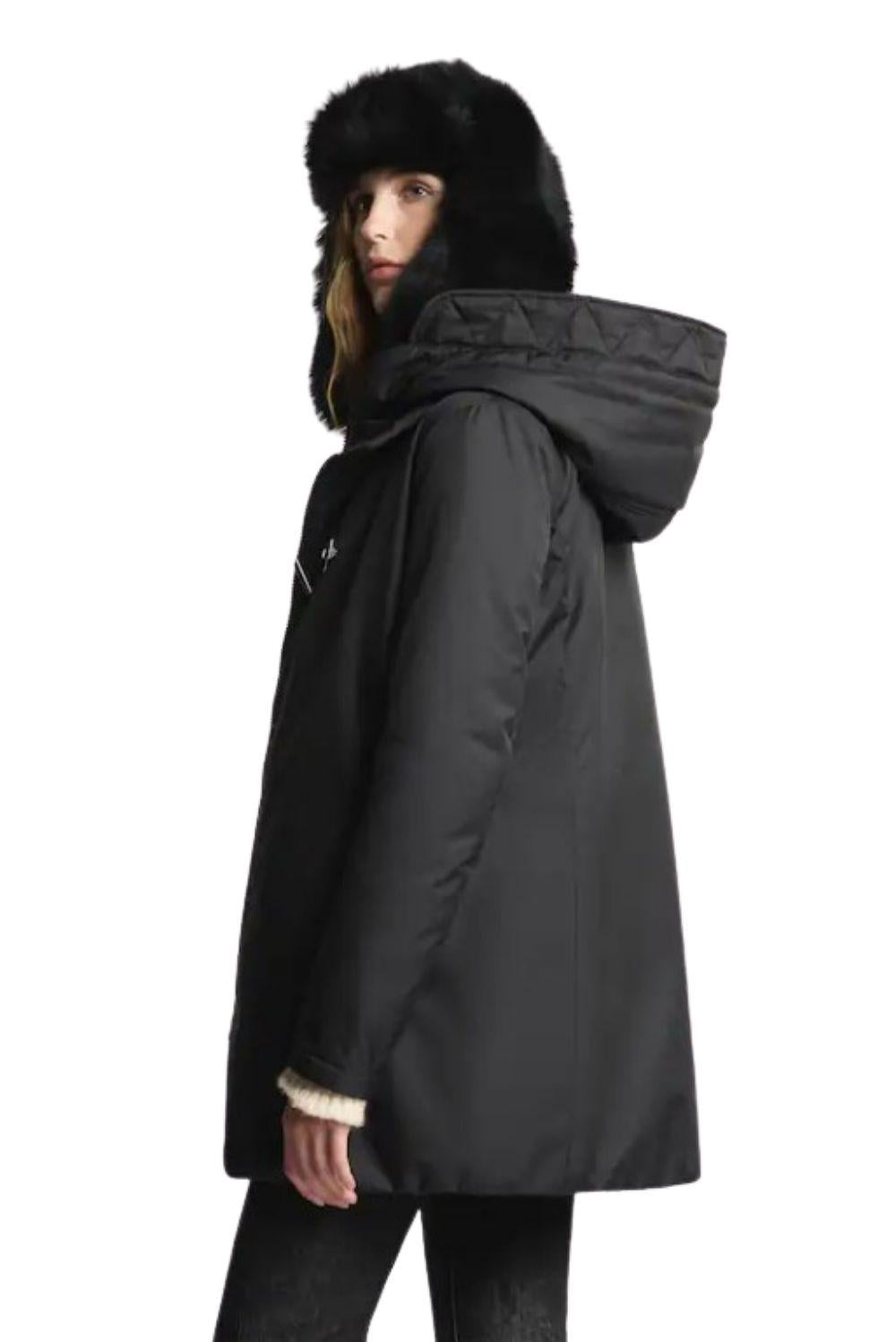  Fay Toggle Coat In Gabardine Tecnico Woman - 4