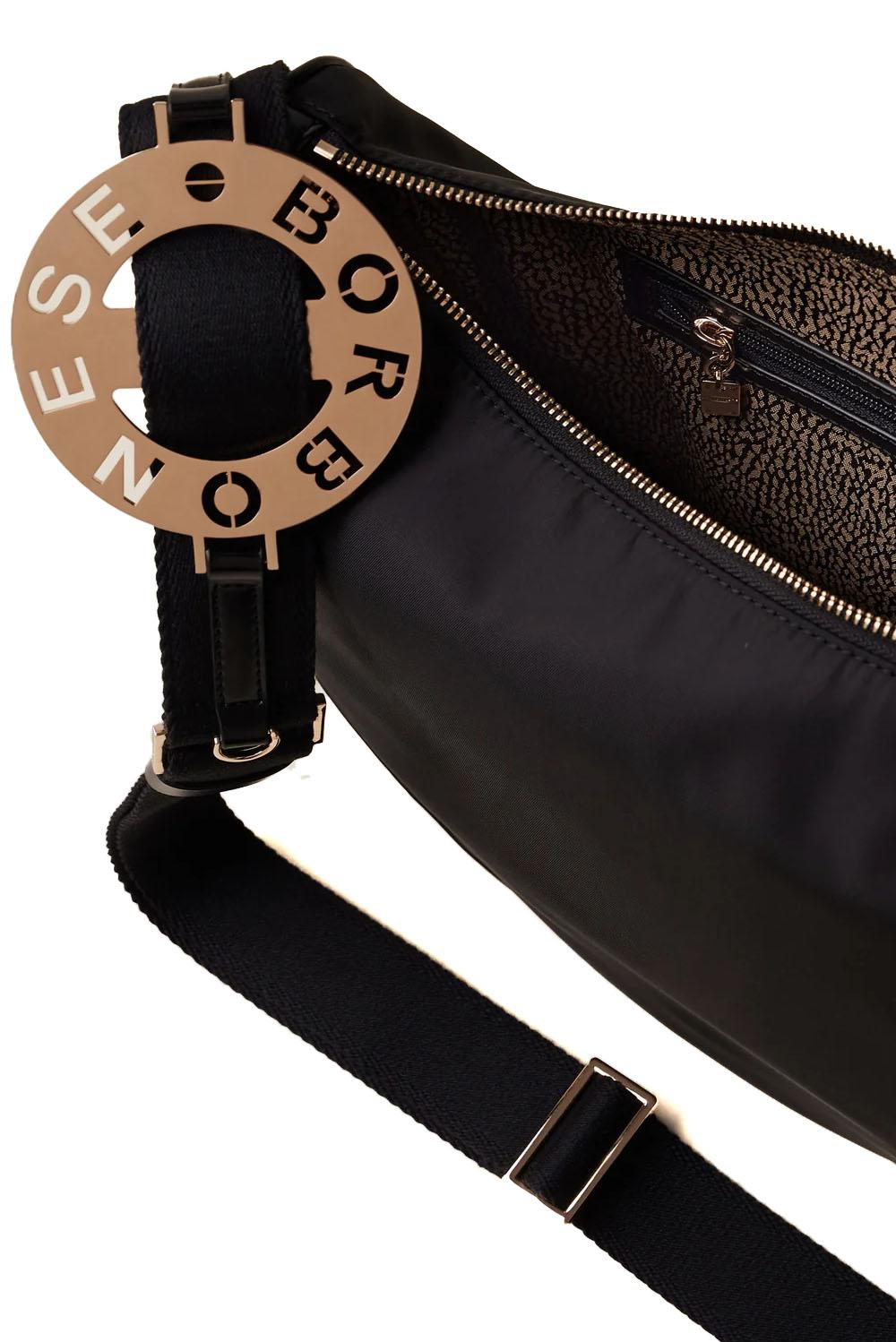  Borbonese Luna Small 011 Black Woman - 5