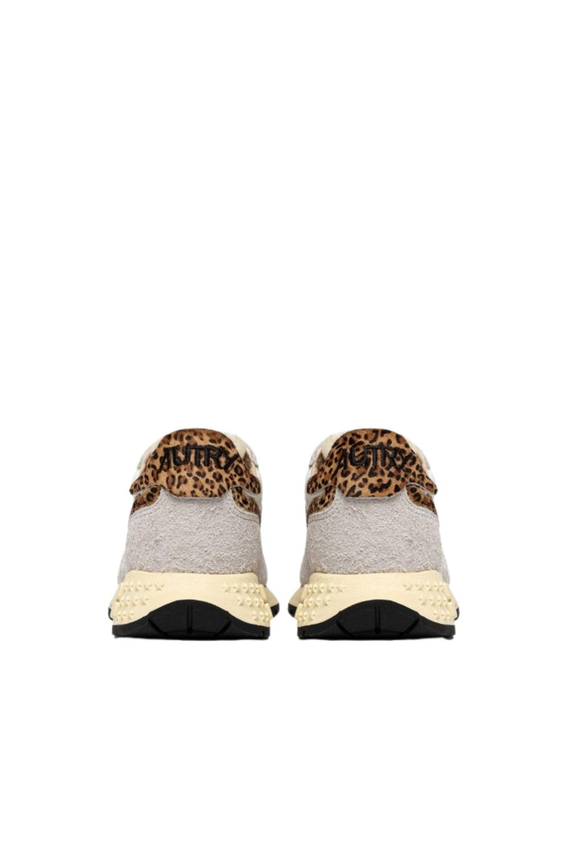  Autry Sneakers Reelwind Low In Nylon E Suede Bianco E Leopard Woman - 3
