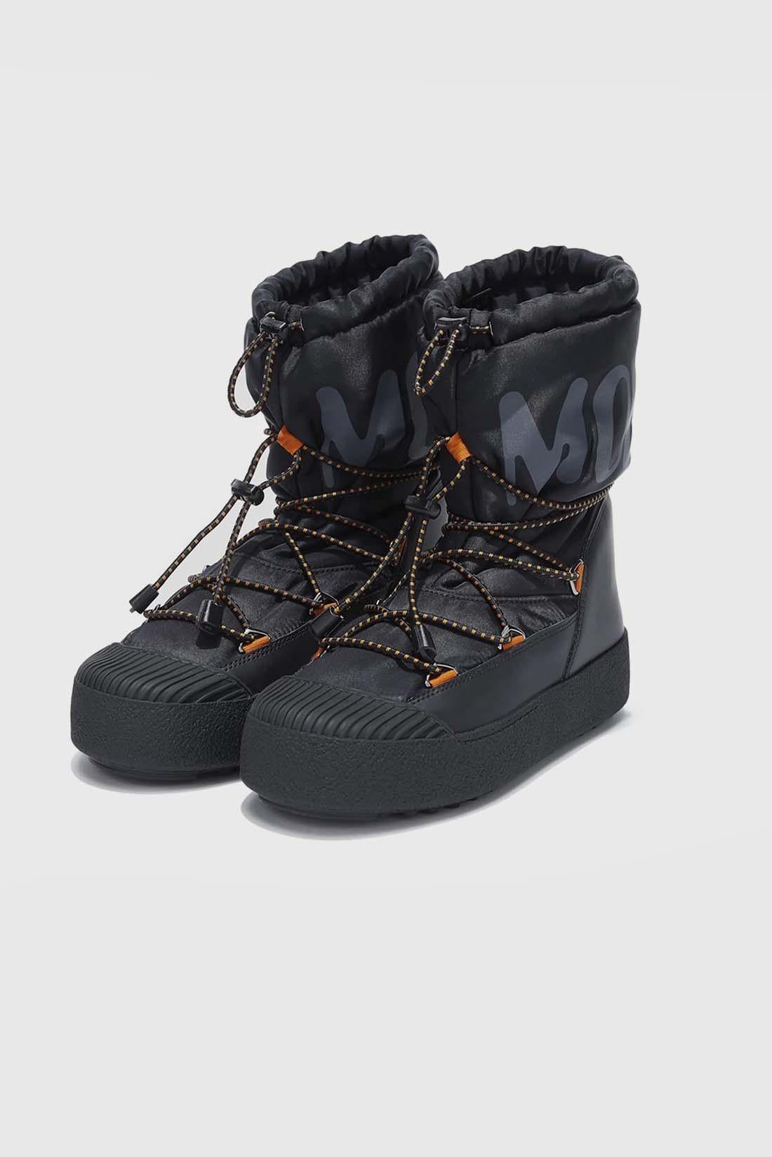  Moon Boot Stivali Track Polar Erkek Black/orange Uomo - 2