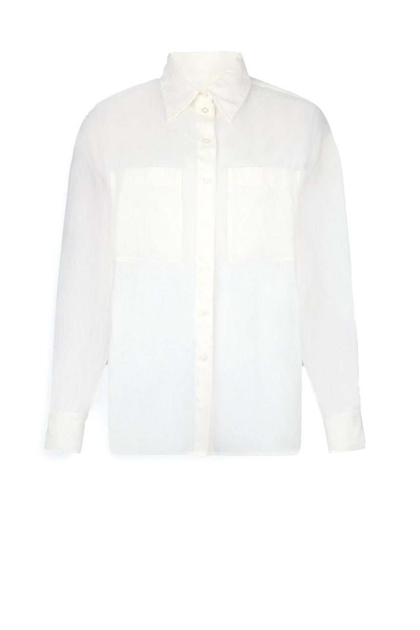  Liu Jo Camicia In Ramiè Woman Bianco