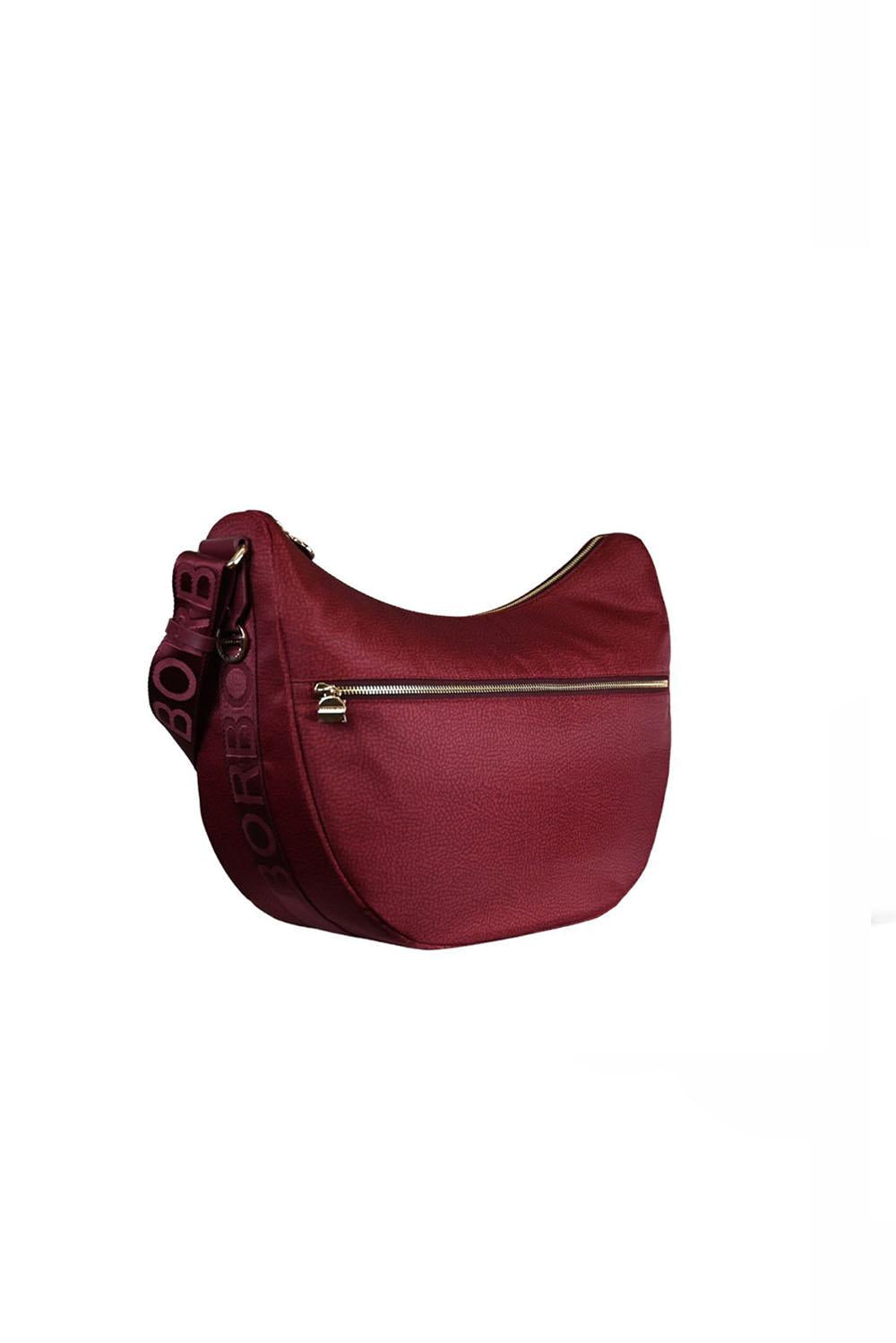  Borbonese Luna Bag Small Merlot Woman - 5
