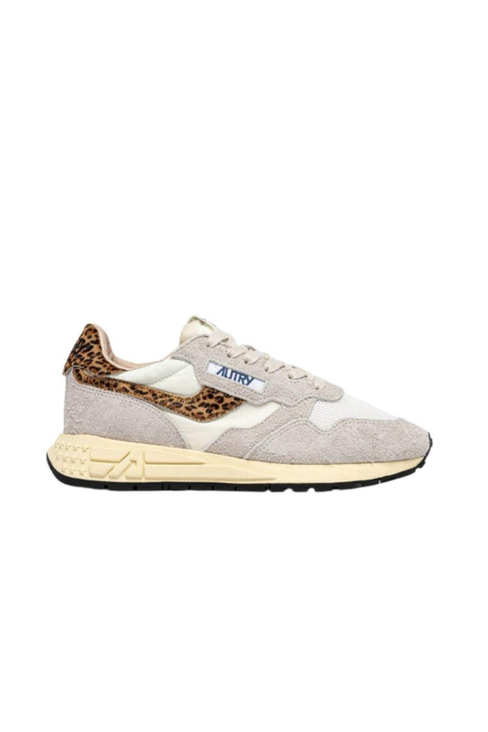 Autry Sneakers Reelwindbianco e leopard