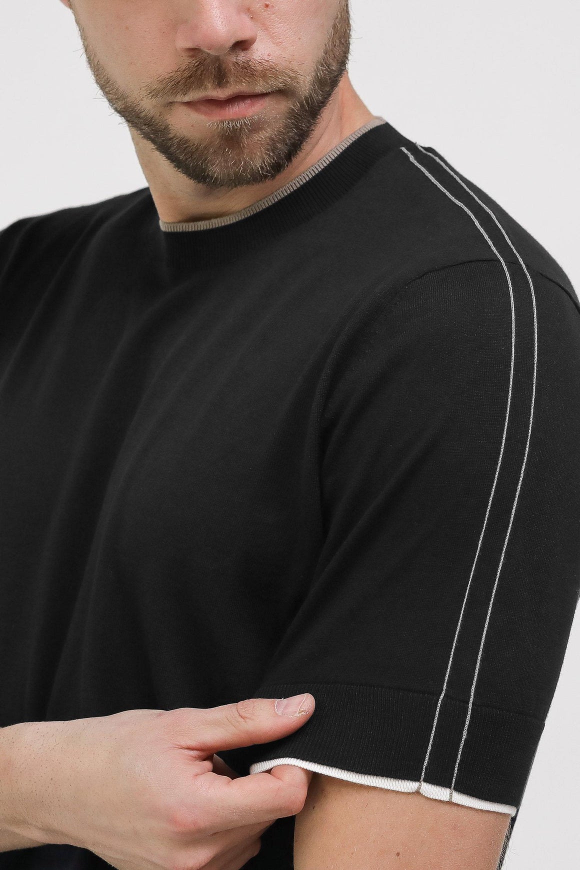  Paolo Pecora T-shirt Black Uomo - 4