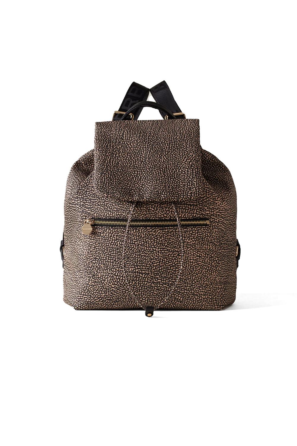  Borbonese Eco Line Zaino Medium Op Natural Woman - 1