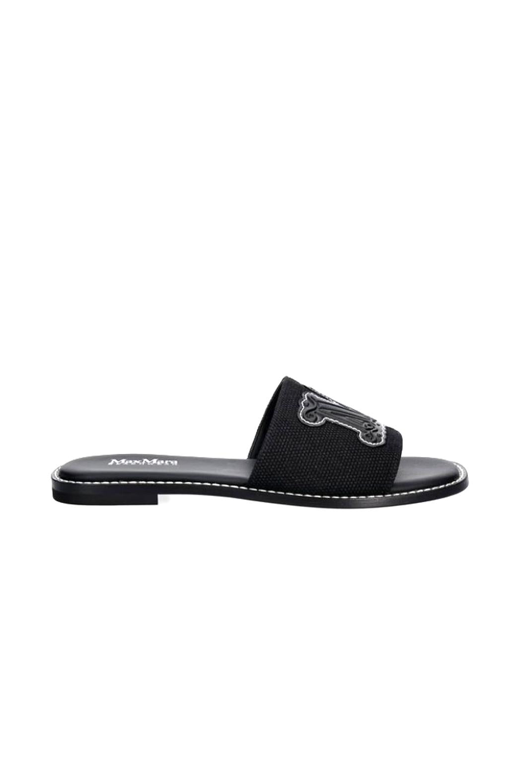  Max Mara Sandalo Bchcaucaso Nero Woman - 1