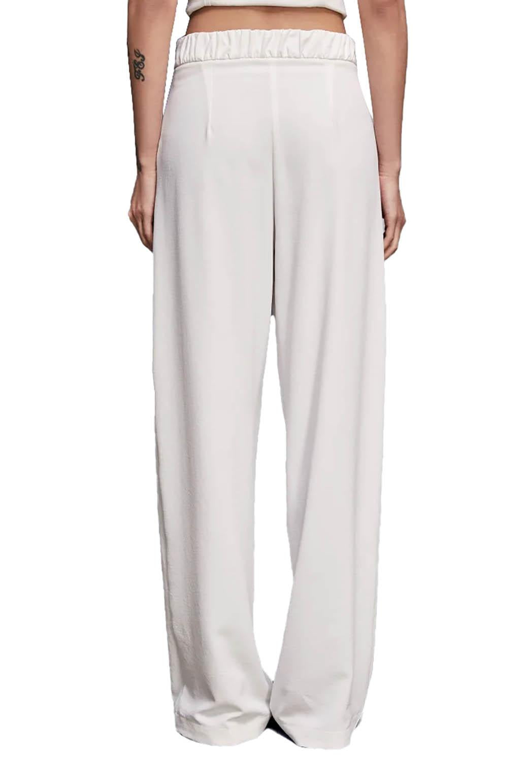  Patrizia Pepe Pantaloni In Crêpe Bianco Woman - 3