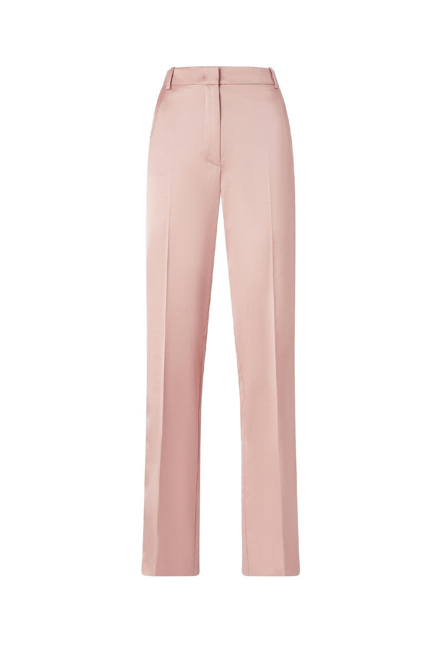  Pinko Pantaloni In Raso Woman Rosa Nuvola