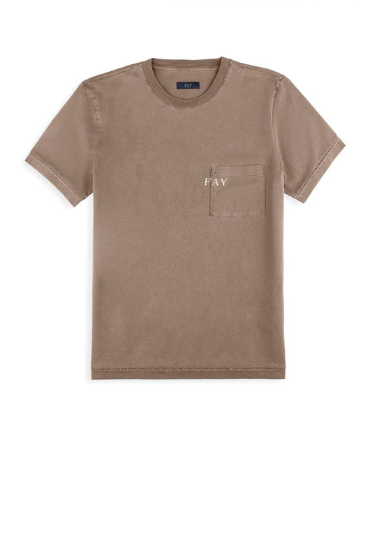 Fay T-shirt in Jersey<BR/>