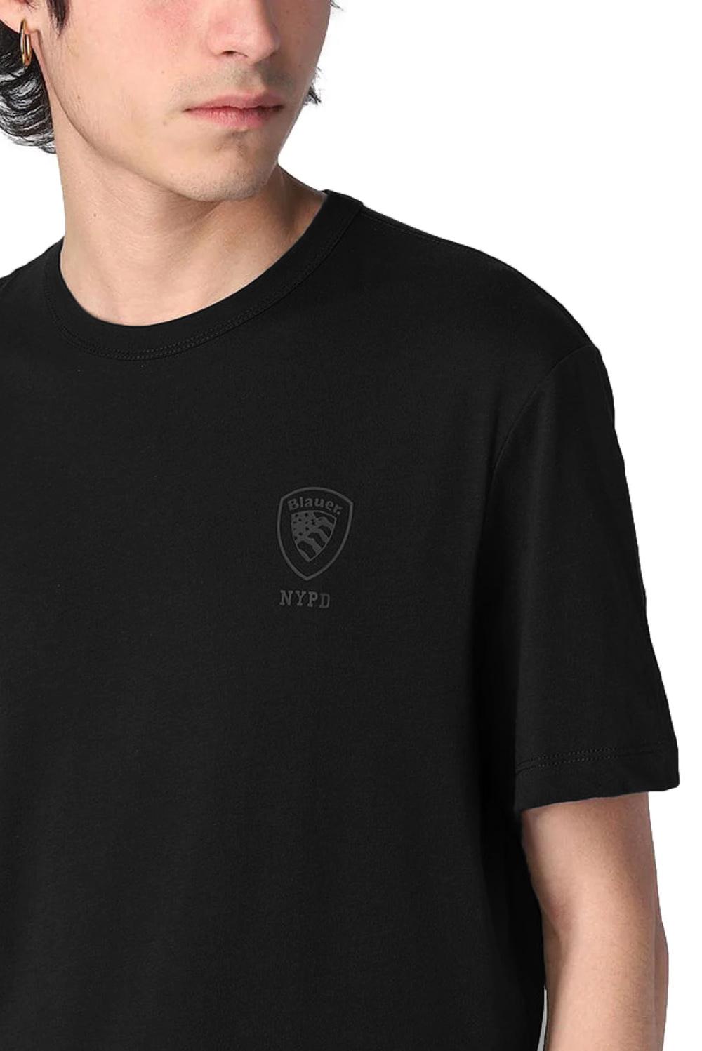  Blauer T-shirt Logo Black Uomo - 4