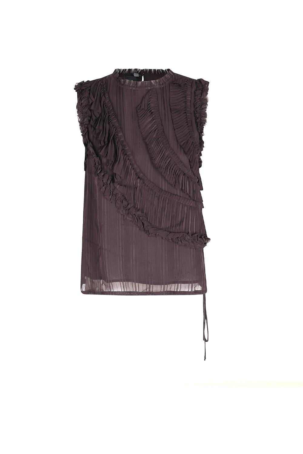  Pinko Top Lark Marrone Woman - 1